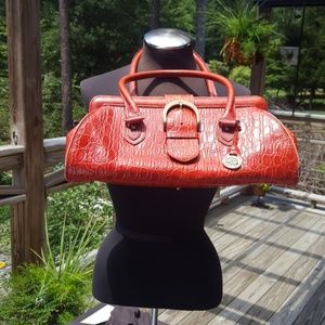 Gorgeous red Brahmin Prissy satchel